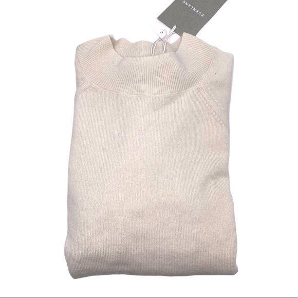 NWT Everlane The Cashmere Raglan Mock Neck Sweater - Picture 5 of 10